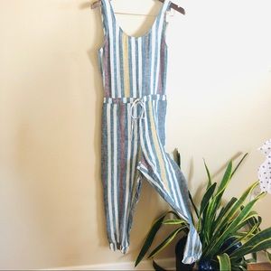 Drew || NWT Anthropologie Jumpsuit Stripe Pants